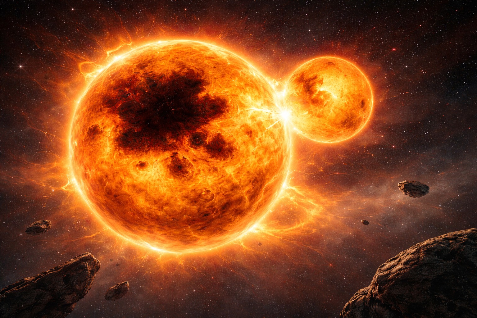 Mūsų teleskopai stebi aktyvias žvaigždes – RS CVn sistemas